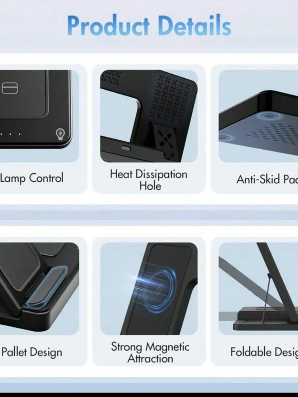 Wireless 3-in-1 Charging Stand - Black
